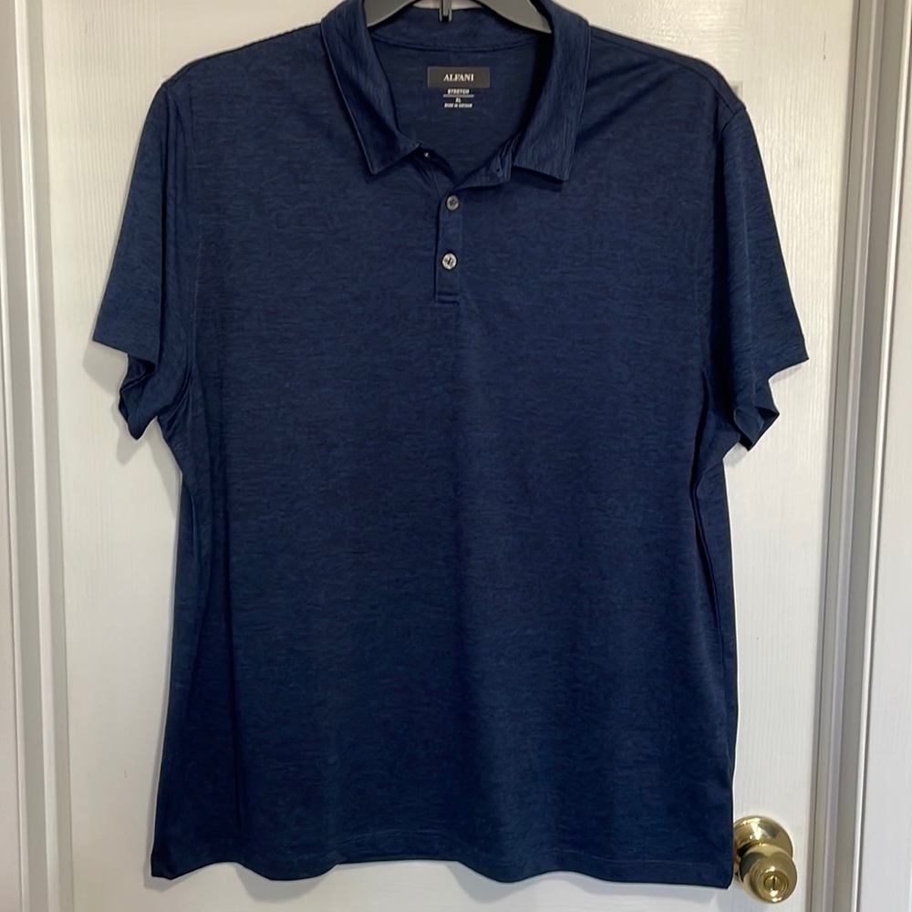 Men’s Alfani 3 Button Pullover Shirt